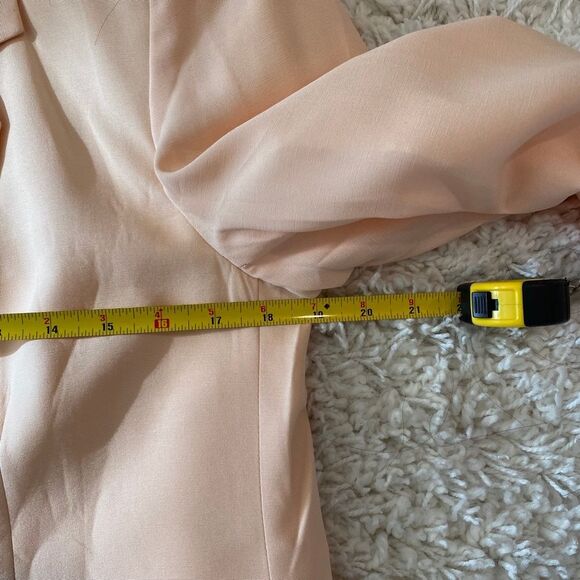 Women's Long Sleeve Suit Jacket/Blazer. Peach. Medium. Business Casual. Preppy. - Picture 13 of 13